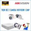 Trọn bộ 2 camera HikVision 1.0MP
