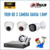 Trọn bộ 3 camera Dahua 1.0MP