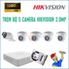 Trọn bộ 5 camera HikVision 2.0MP