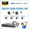 Trọn bộ 6 camera KBVision 1.0MP