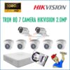 Trọn bộ 7 camera HikVision 2.0MP