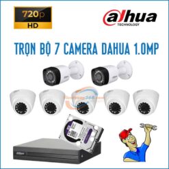 Trọn bộ 7 camera Dahua 1.0MP